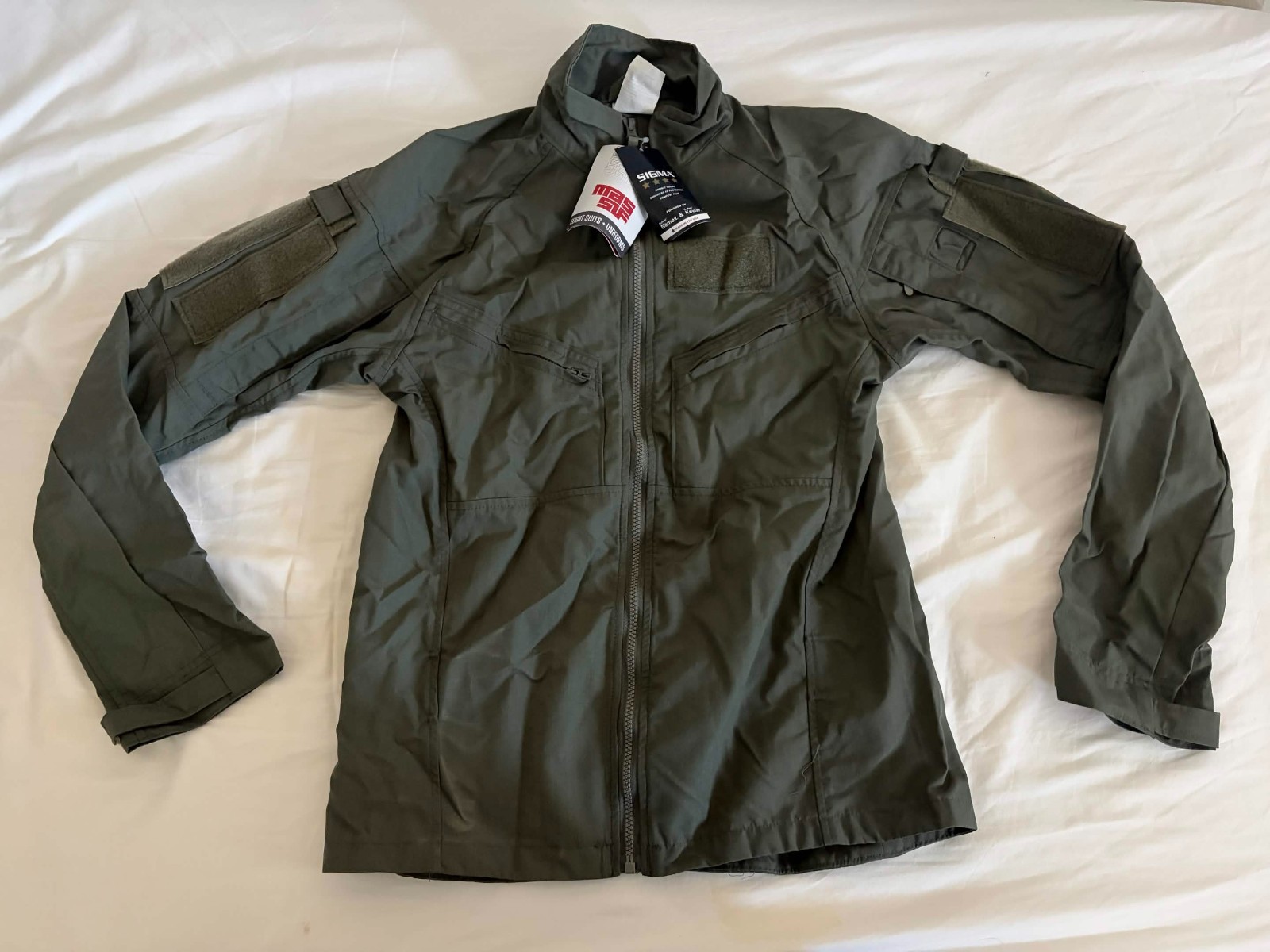 2-Piece Massif Flight Suit FR Jacket NAVAIR Sage Green, NEW, size in description