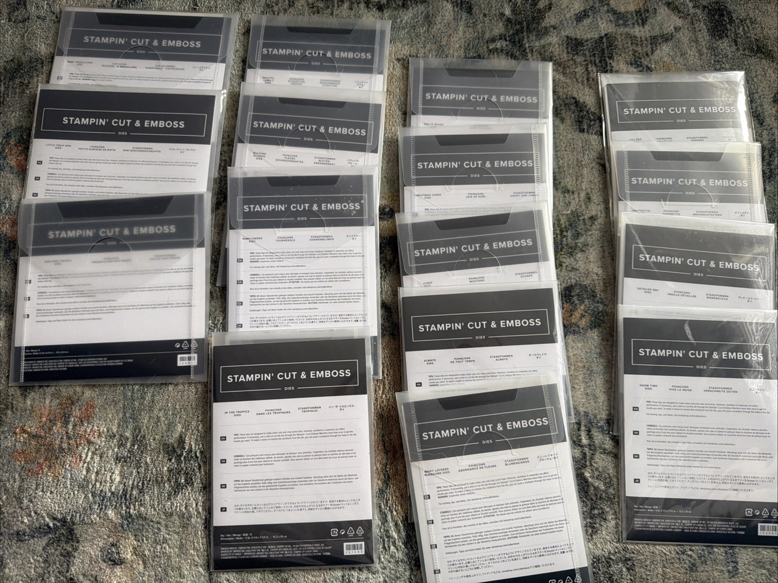 Stampin' Up! Cut And Emboss Dies - Multiple Varieties - Free Shipping!