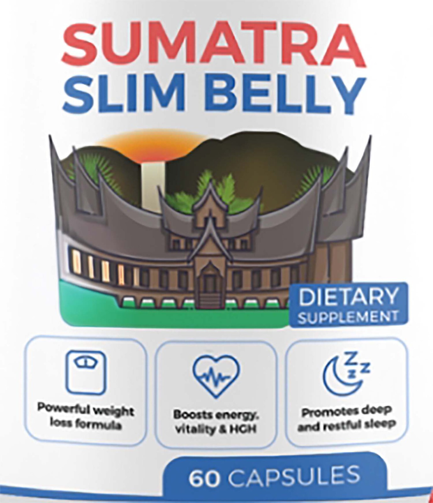 Sumatra Slim Belly Dietary Supplement 60 Capsules of Genuine Sumatra Slim Belly
