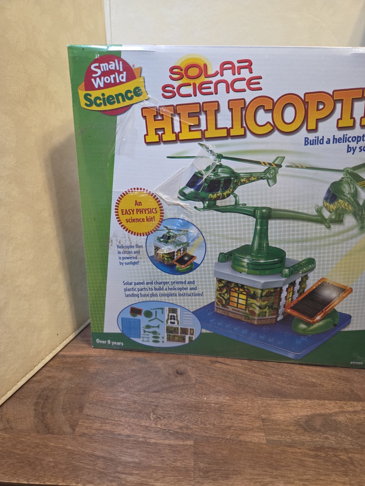 Solar Science Helicopter Kit Small World Solar Powered STEM Sealed New