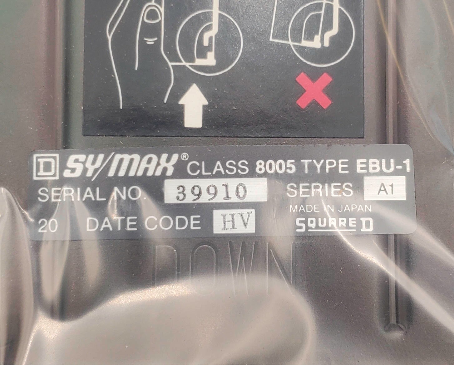 Square D 8005 EBU-1 Expansion Base Unit