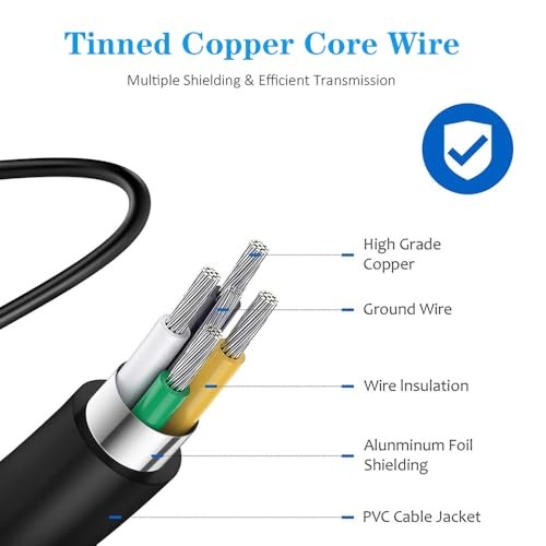 [2-Pack] Smart Ring Charger Cable, for YoR by Letsfit, COLMI, Mingdaln, Black