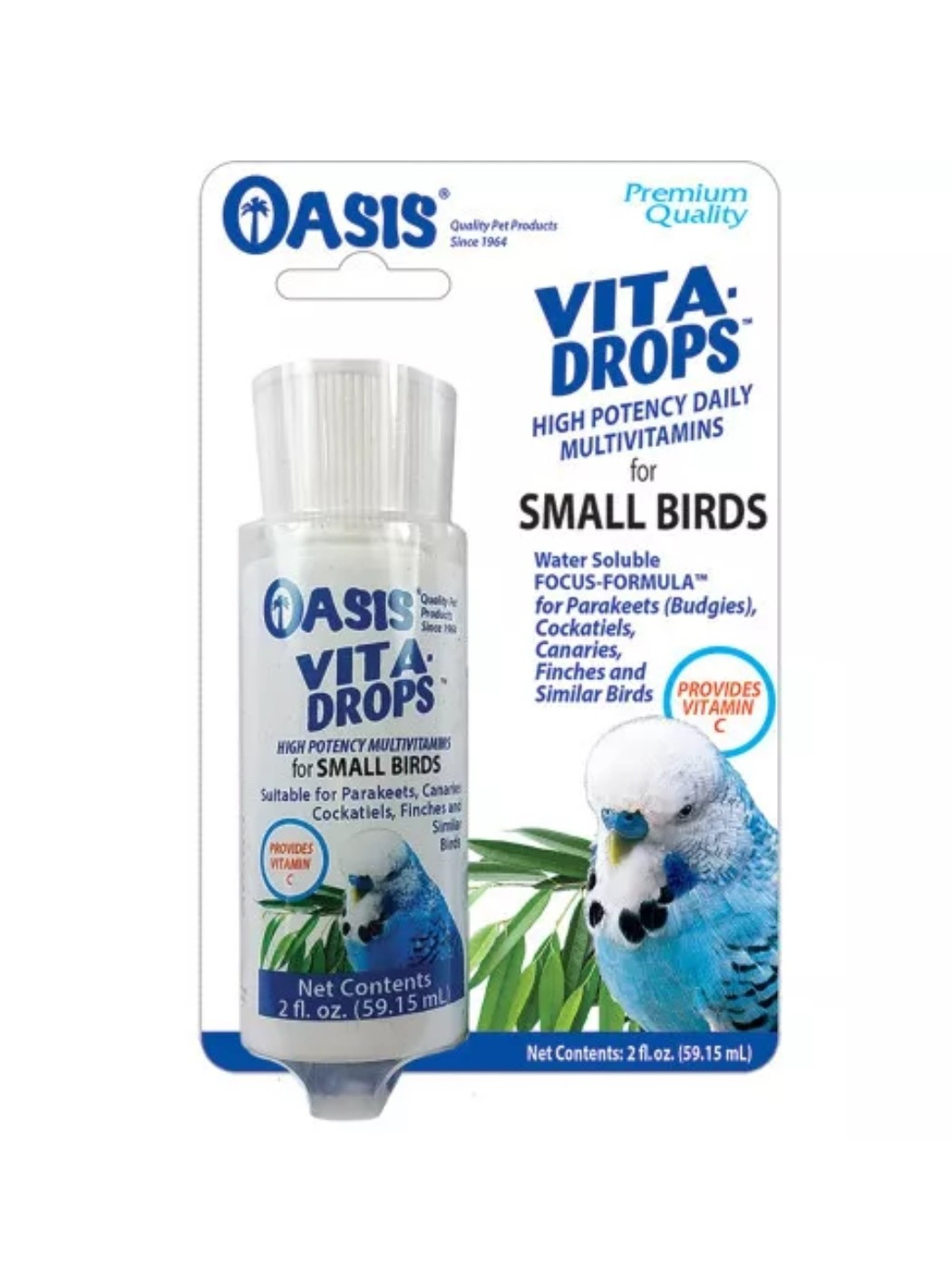 Oasis Vita Drops Multivitamin Supplement for Small Bird
