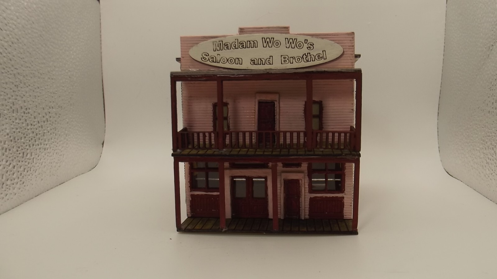 H.O. Scale Madam Wo Wo's Saloon and Brothel Kit Laser Cut. LCOW#16