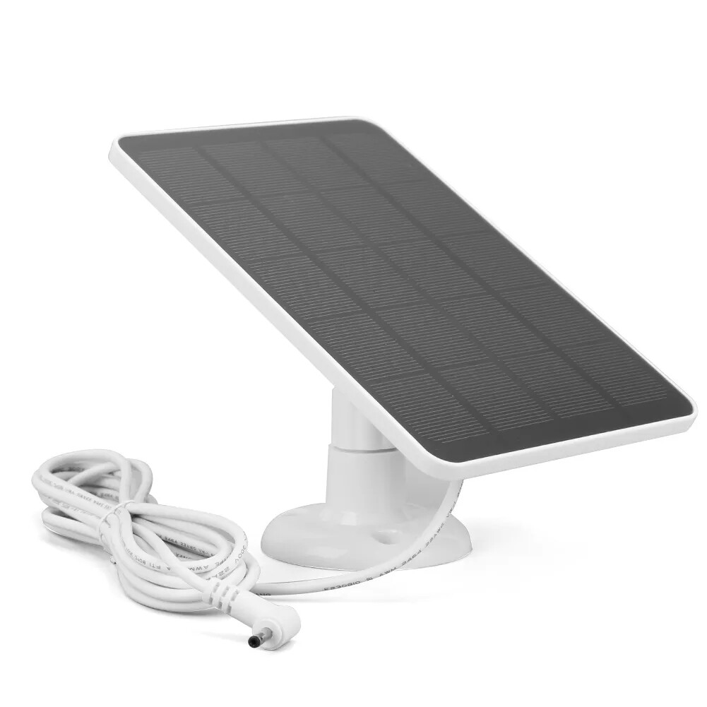 4W/5V Solar Panel For Outdoor Ring Spotlight Camera Security Cam Battery Charge