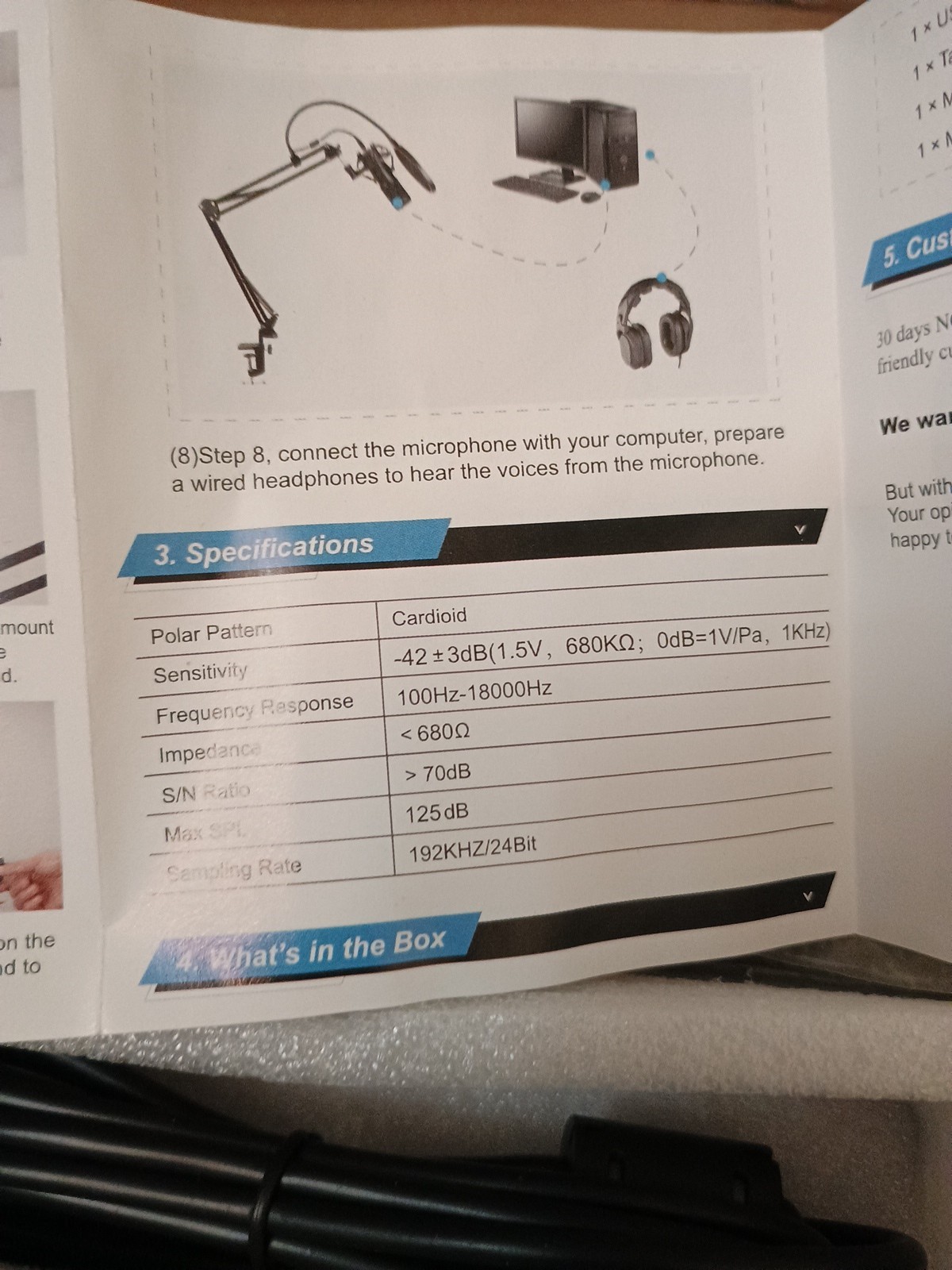 Ikedon Professional Condenser Gaming Microphone USB