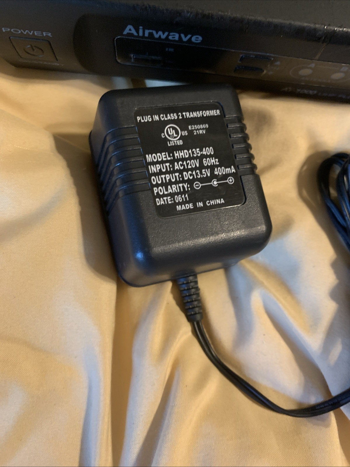 Airwave Technologies AT-1000 UHF PLL Diversity Wireless Microphone Receiver ONLY