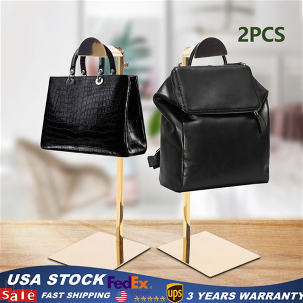 2x Handbag Display Stand Holder Hanging Bag Rack Display for Retail Store USA