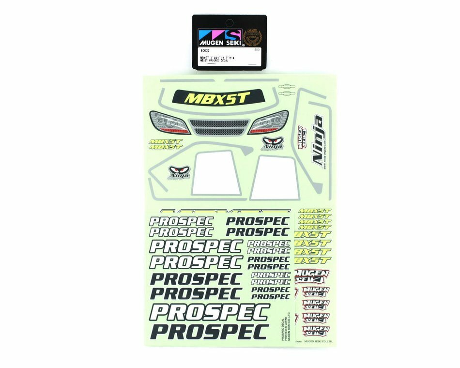 Vintage Mugen Seiki MBX5T PROSPEC DECAL E0032