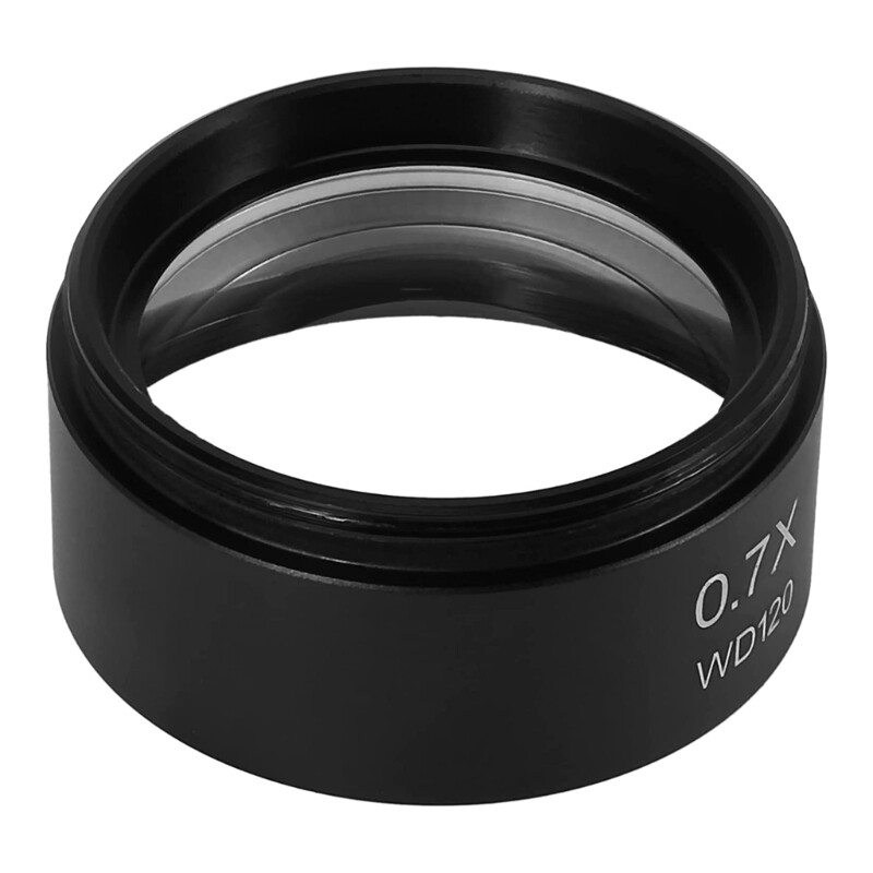0.5X Barlow Auxiliary Objective Lens for Stereo Microscope 1-7/8" WD165