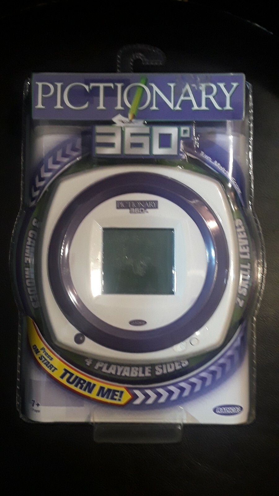Radica Electronic 360 Pictionary Game 4 Playable Sides 3 Modes 2 Skill Levels