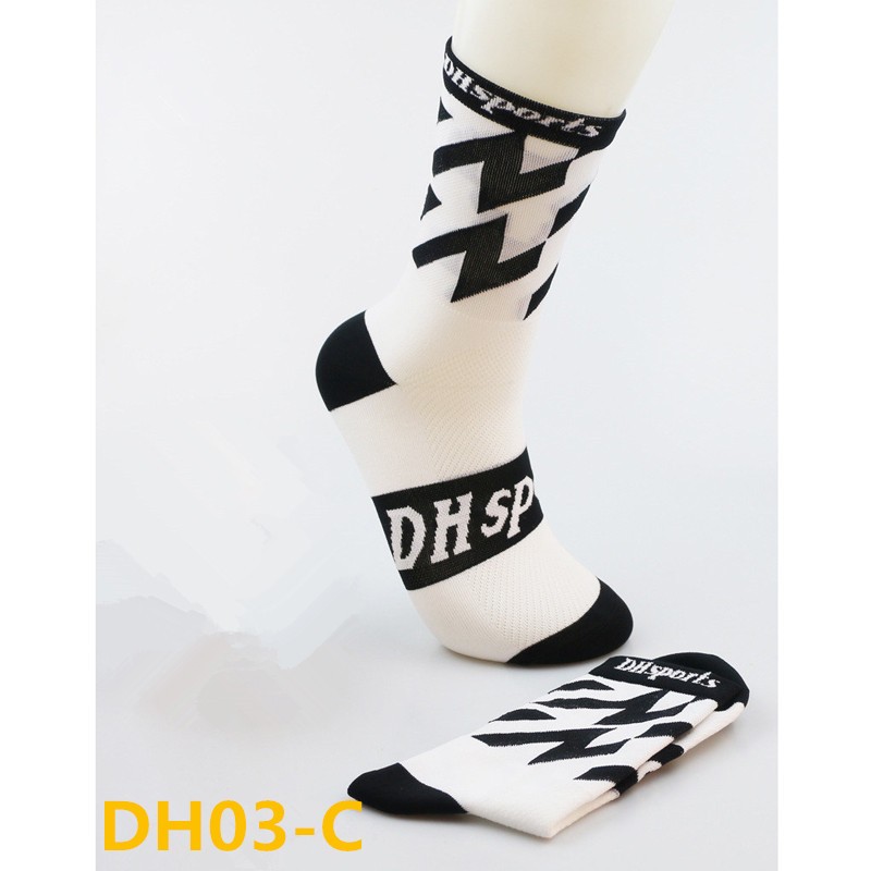 Pro Womens Mens Cycling Socks XC MTB Road Riding Bicycle Sport Ankle Socks White