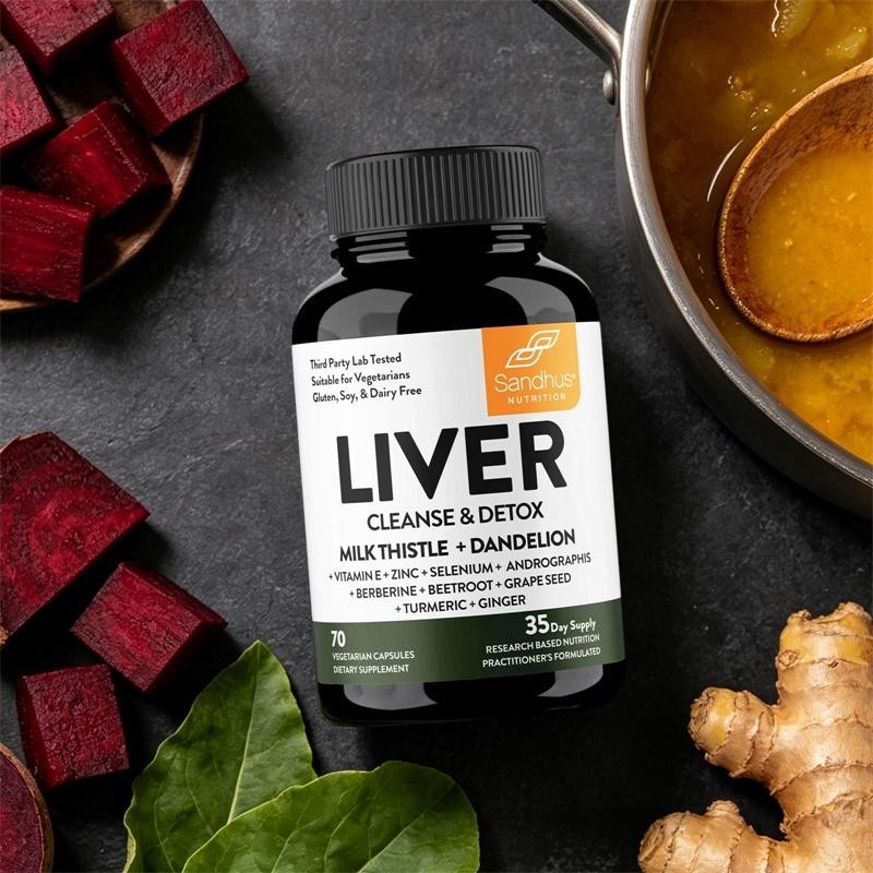 Liver Cleanse Detox, & Support , 70 Capsules (1-3 PACK)