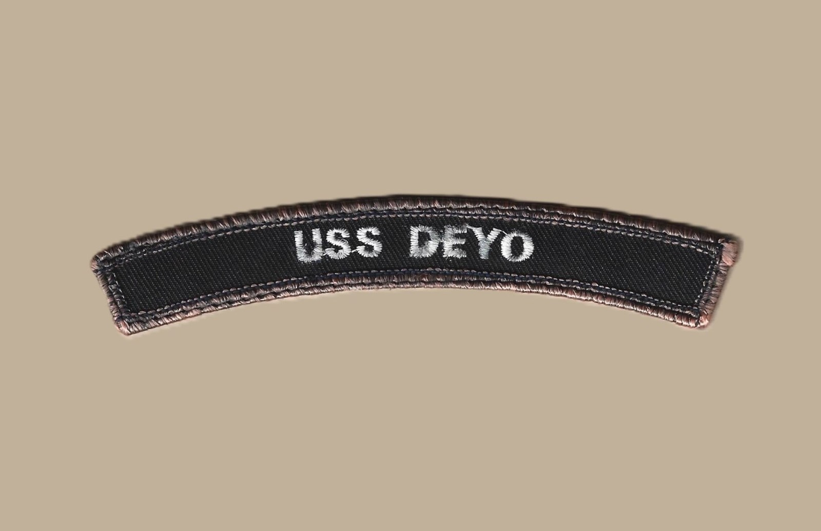 US Navy DD-989 USS Deyo Destroyer 1980-2003 UIM Shoulder Rocker Tab (03)