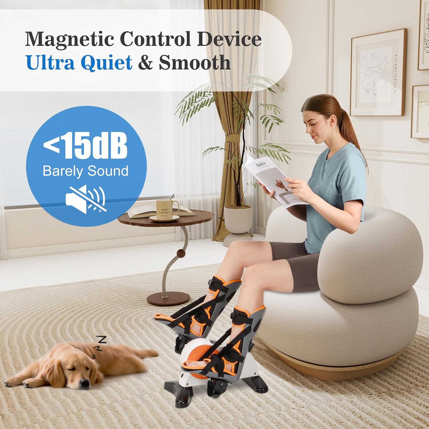 Electric Pedal Exercise Bike with Leg Support, Physical Therapy Exercise Pedal E