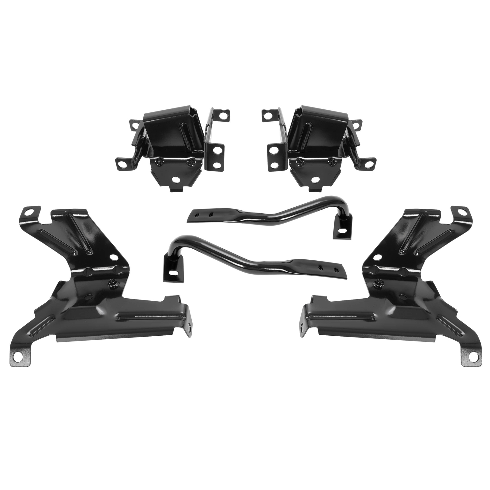 Front Bumper Brackets Outer + Inner For GMC Sierra 1500 07-13/2500HD 3500 07-10