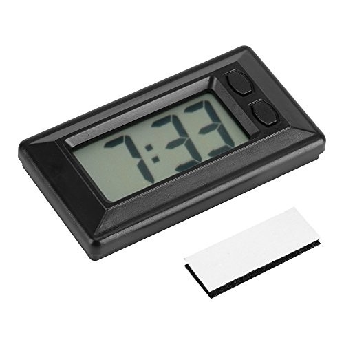 Ultra Thin Digital Clock, Self Adhesive LCD Digital Electronic Clock with