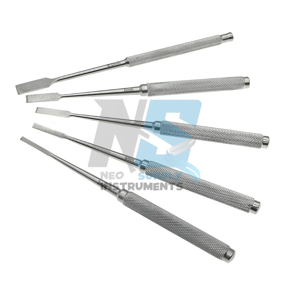 Bone Osteotomes set Stainless Steel Veterinary Orthopedics Instruments