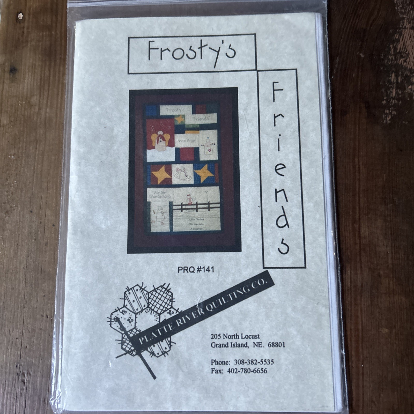 FROSTY'S FRIENDS Quilt Pattern by Platte River Quilting Co