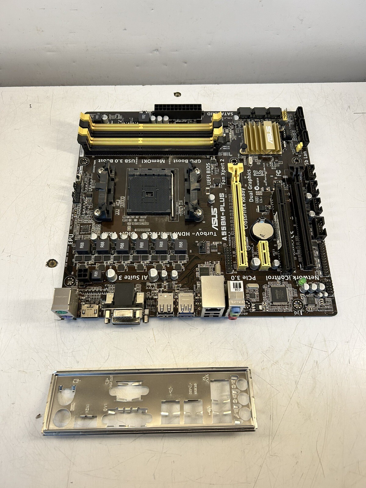 ASUS A55BM-PLUS  Motherboard FM2 With  I/O Shield
