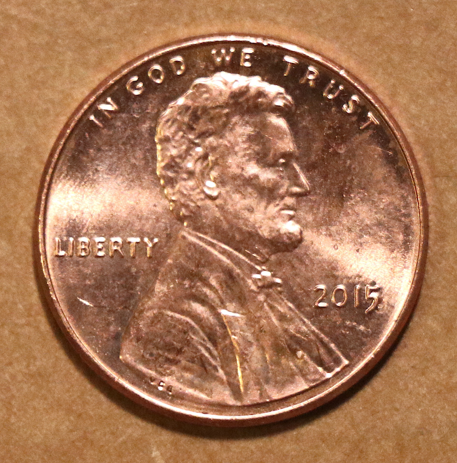 2015 Lincoln Shield cents BU