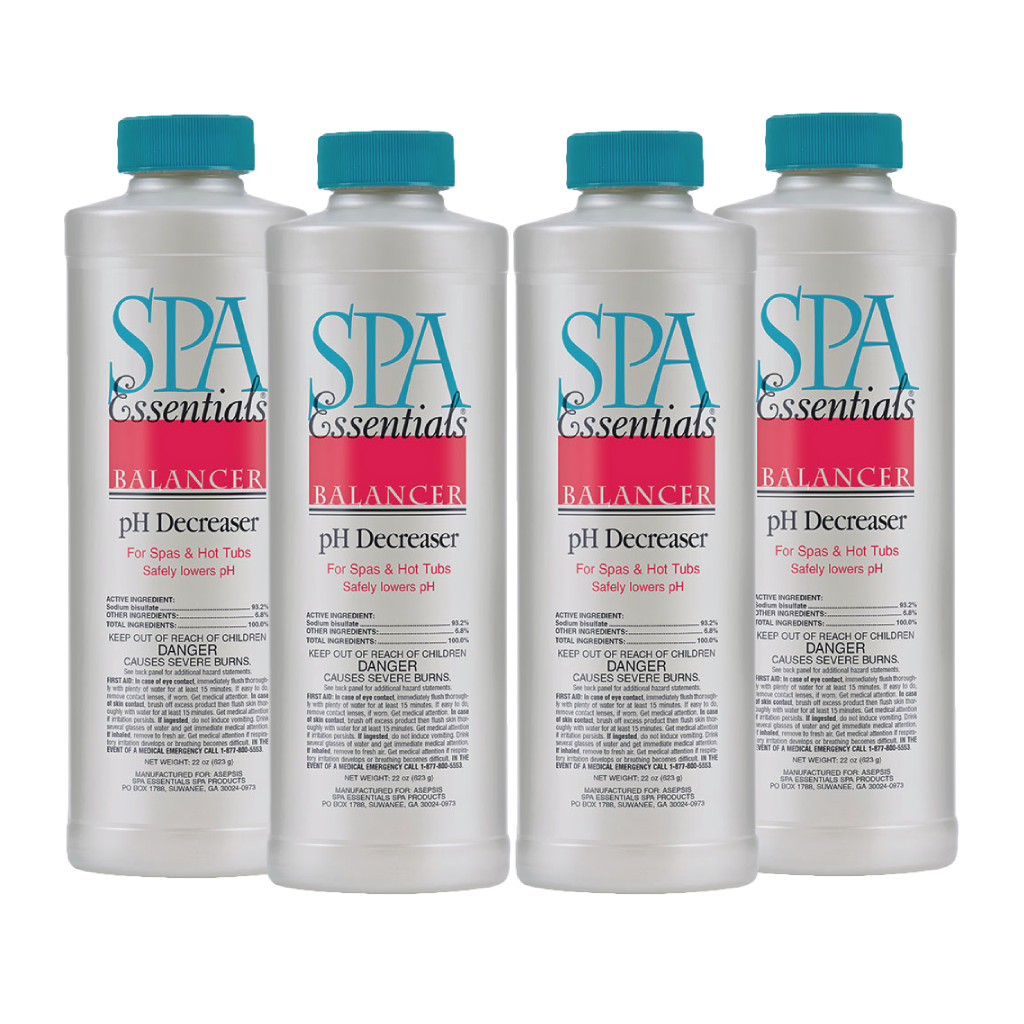 Spa Essentials pH Decreaser - 22 oz (4 Pack)