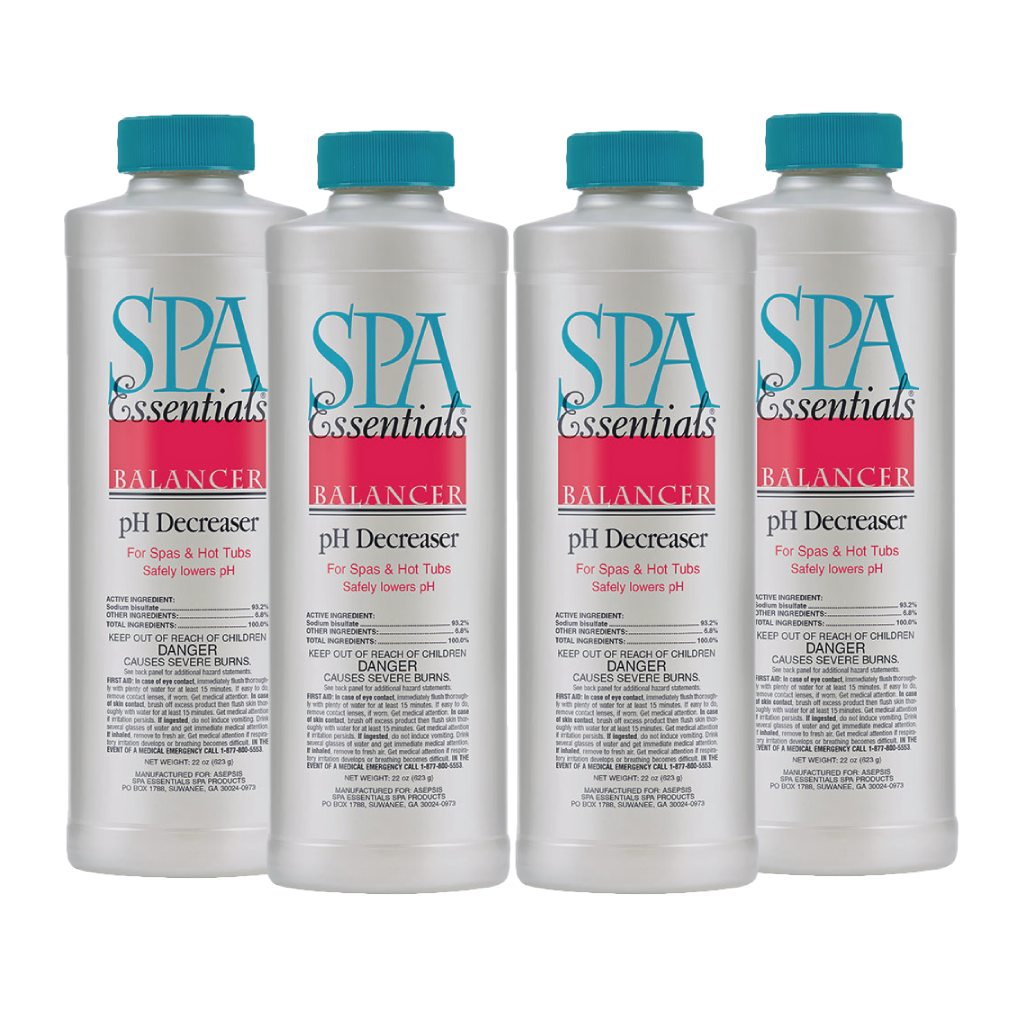 Spa Essentials pH Decreaser - 22 oz (4 Pack)