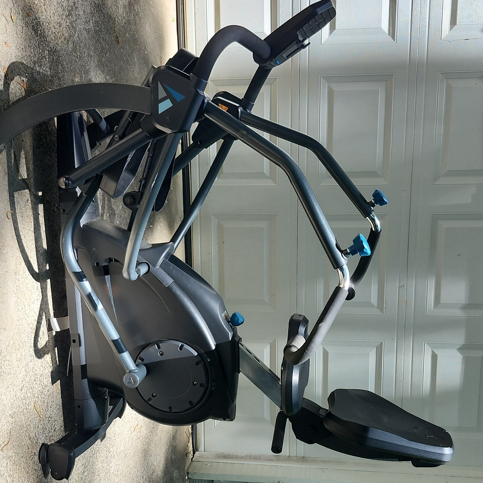 Teeter Elliptical Machine w/ LCD Display Console, Black/Gray/Blue