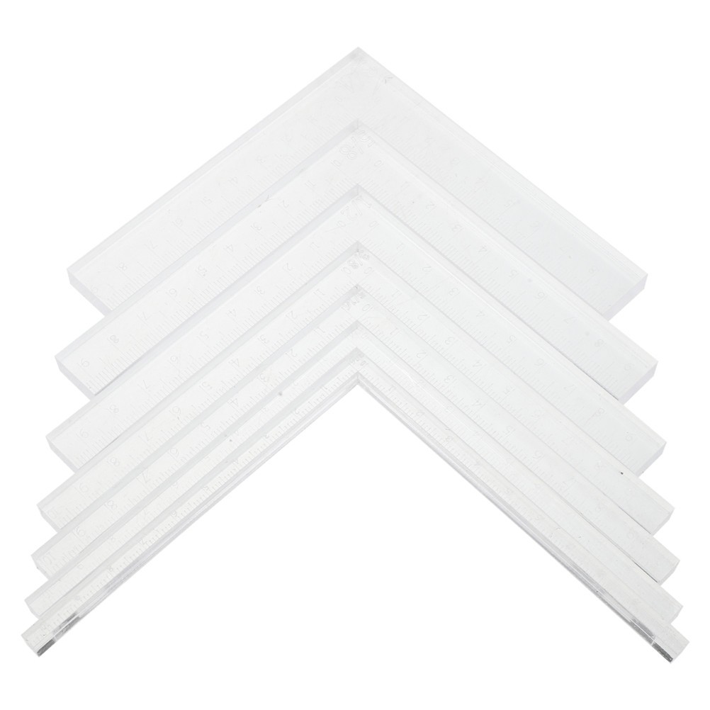 7pcs Card Making Alignment Guides: Layering & Matting Spacers Card Corners