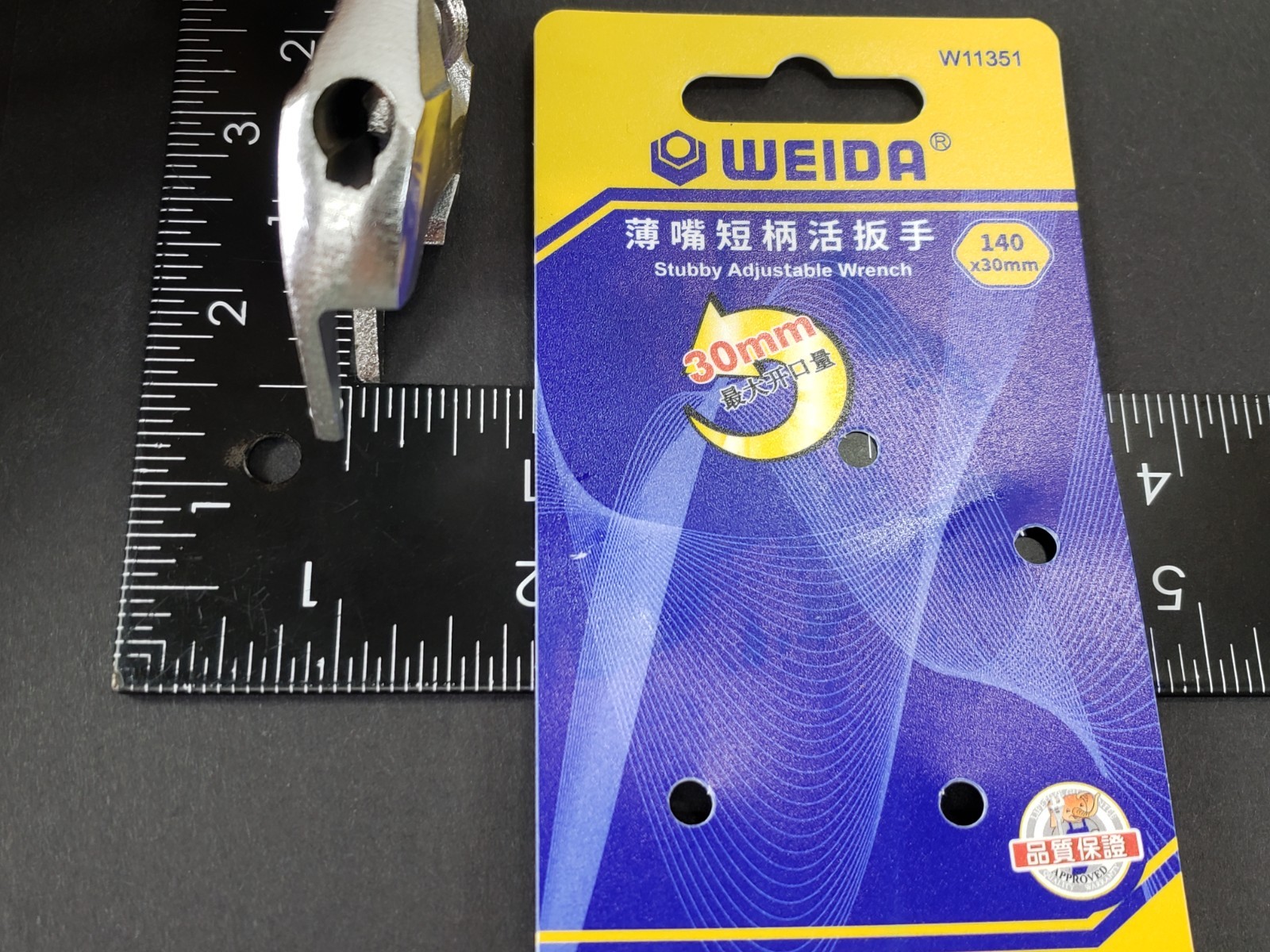 Scuba Dive 5.5" Thin Jaw Head Stubby Adjustable Crescent Wrench Tool 5"