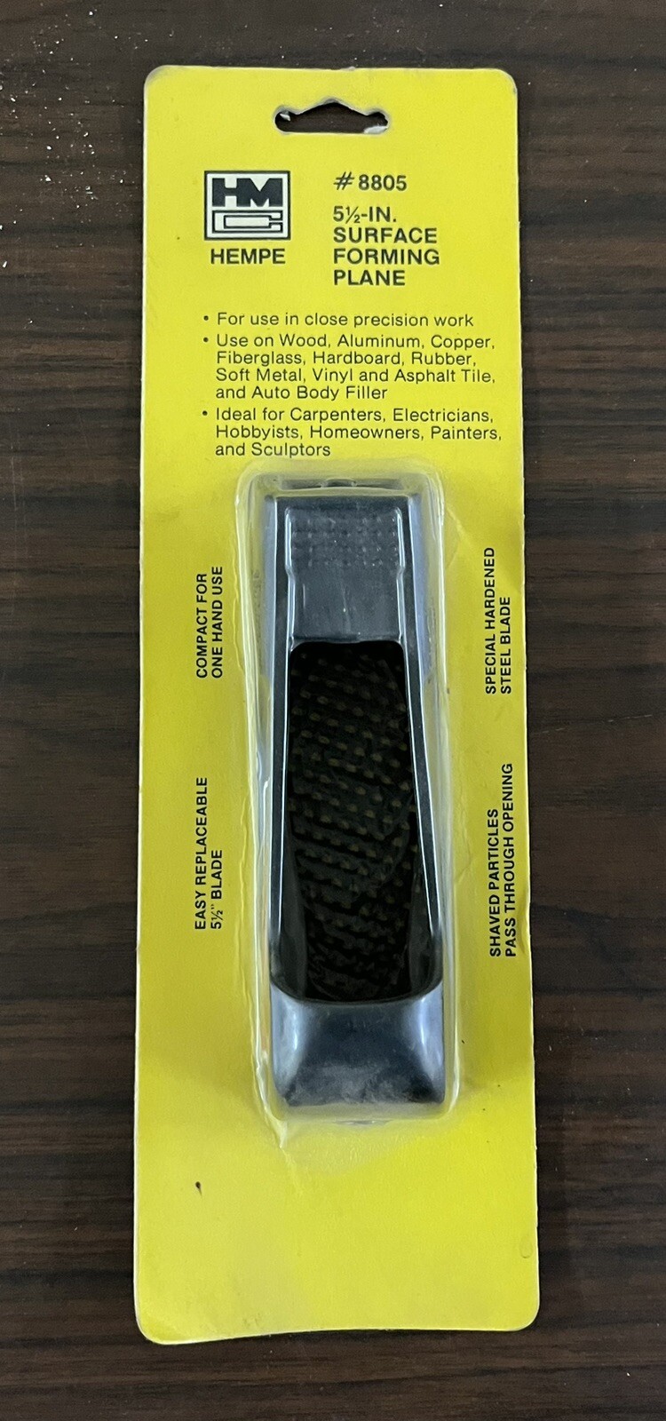 Hempe 8805 Shaping Forming Plane, 5-1/2-Inch NIP