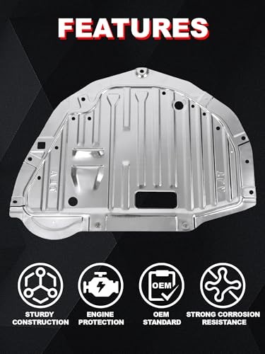 Engine Splash Shield Guard Compatible with CRV 2017-2022, Under 2017-2022 CRV