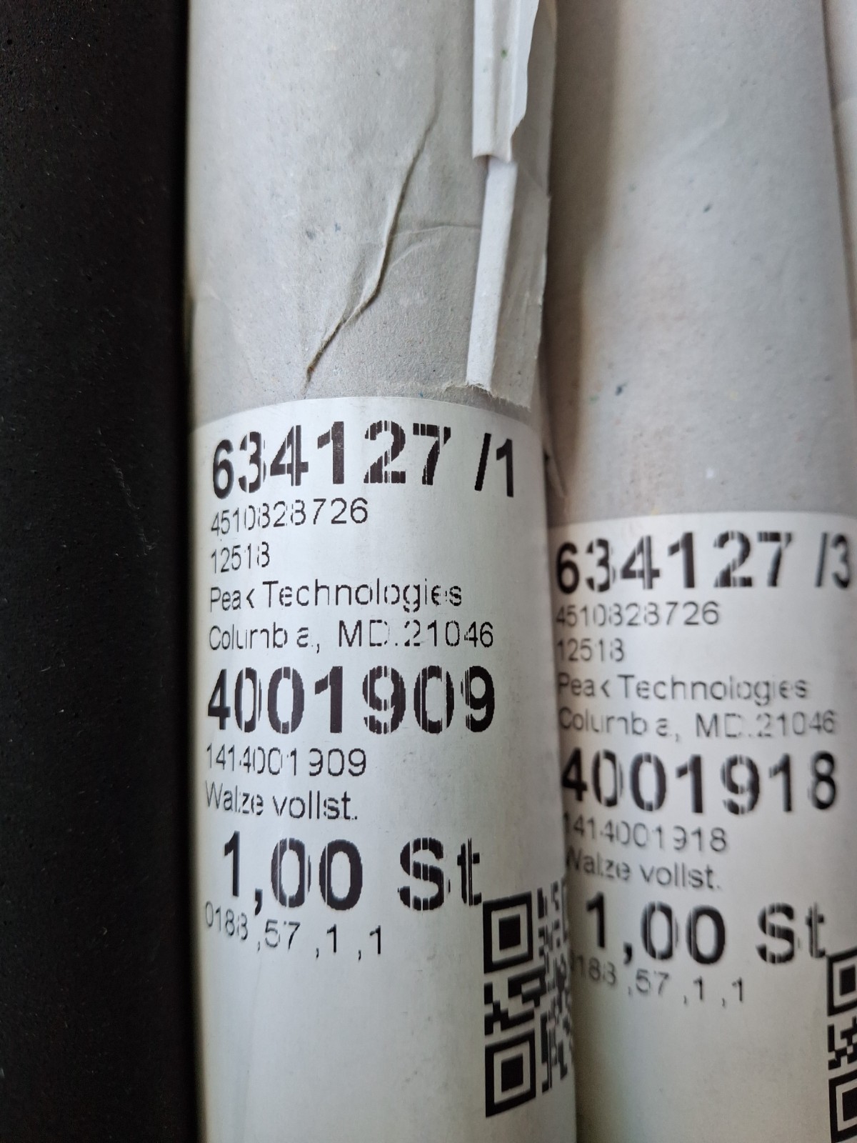 NEW MBM 352F/S Folder 4 Roller Set