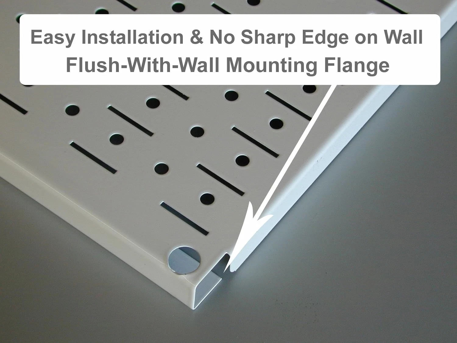 Wall Control Pegboard Organizer 4 Ft. Metal Pegboard Standard Kit