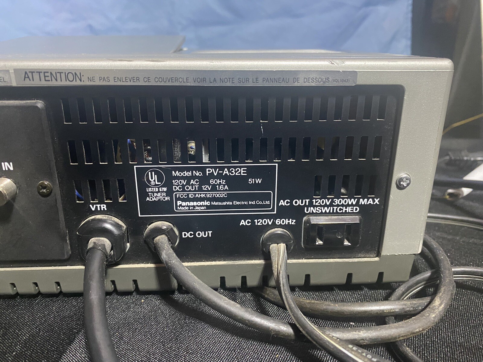 Panasonic Programmable Electric Tuner Timer Model PV A32E