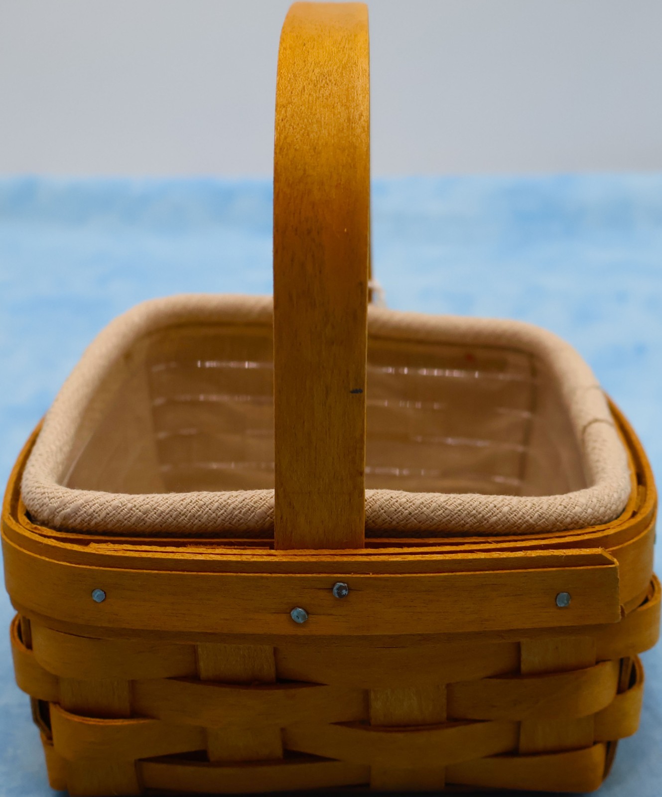 Longaberger 2003 Tarragon Basket Liner Protector 19102 Fixed Handle