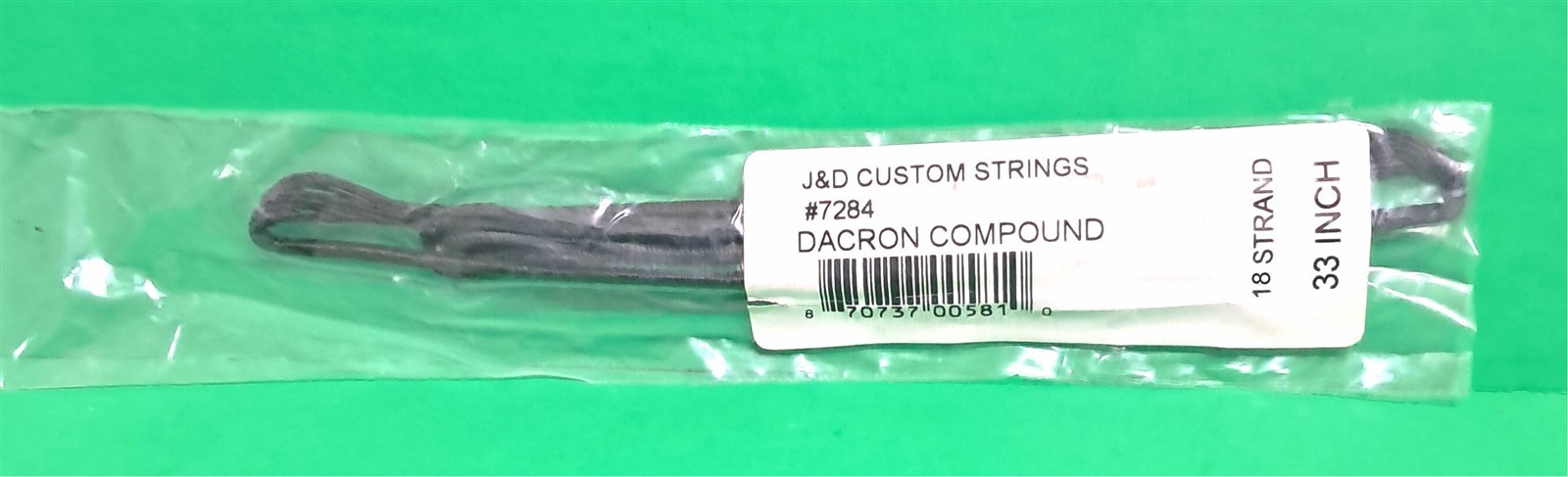 New J&D Custom Strings Teardrop Compound Bow Replacement String - 33" 18 st B50