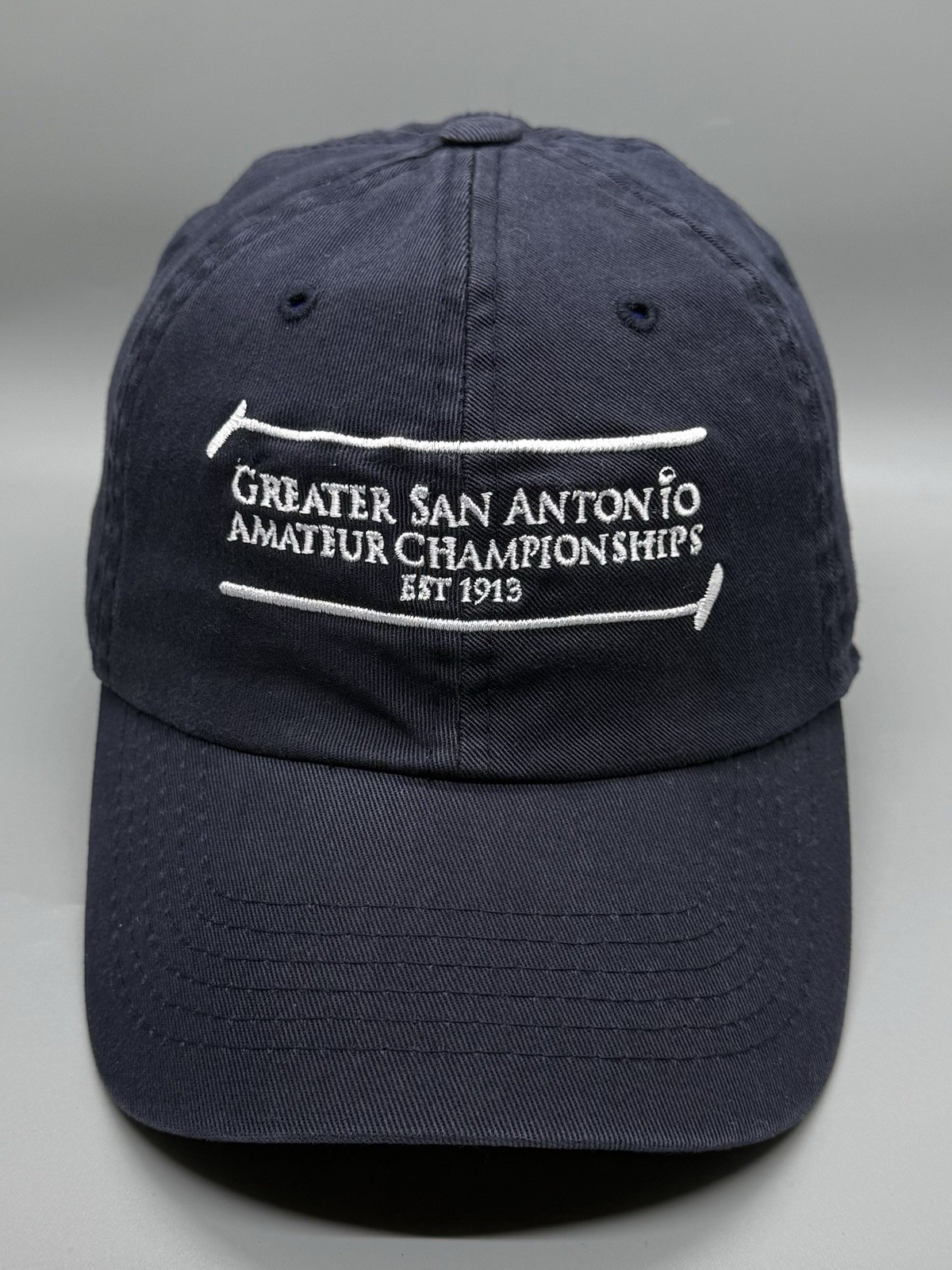 Greater San Antonio Golf Est 1913 Imperial Cap Hat Men Fitted S-M Cotton Spandex