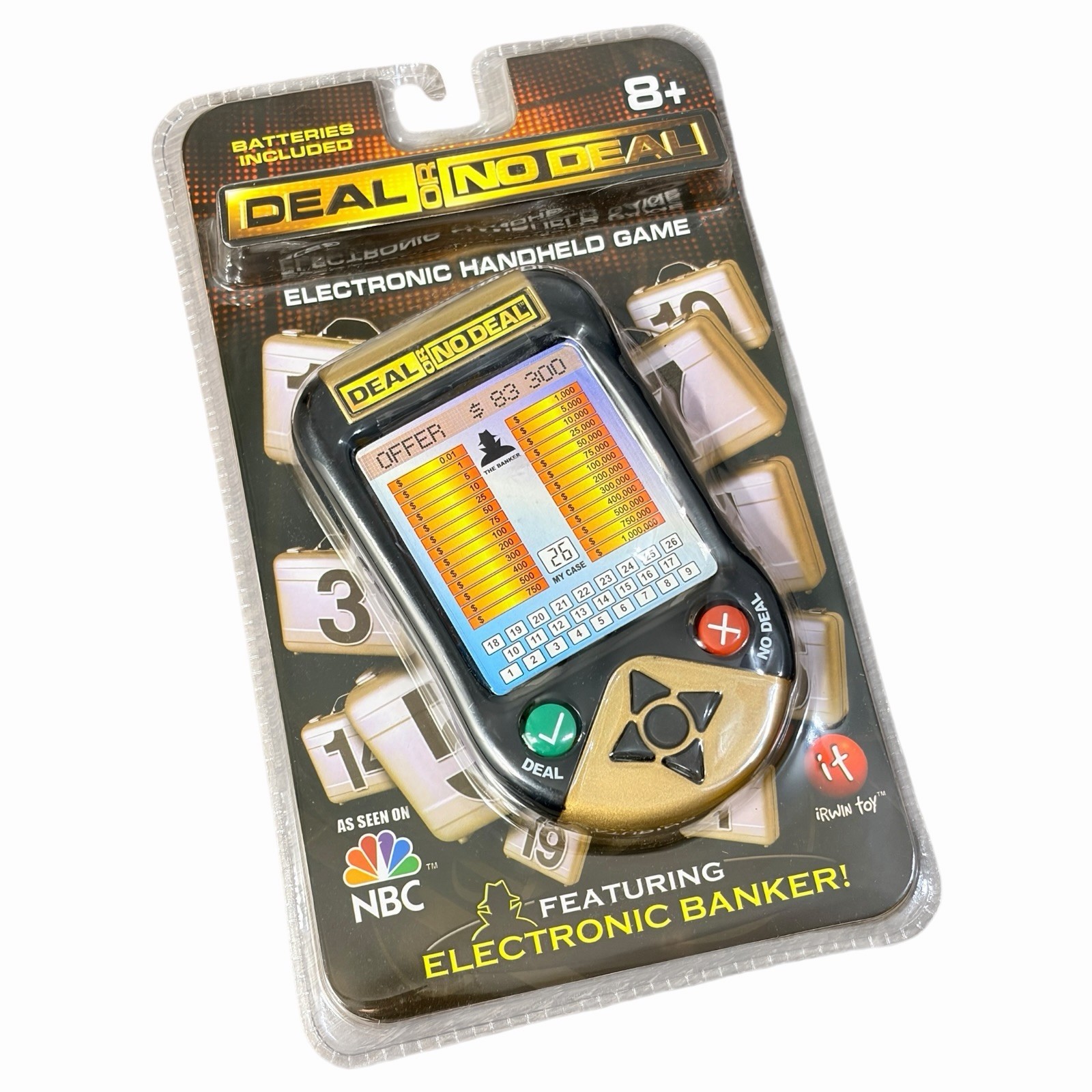 Sealed Deal Or No Deal Electronic Handheld Game 2006 As Seen On NBC IRWIN Toys