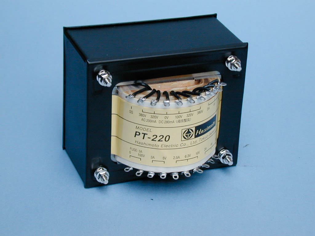 Hashimoto Power Trans. PT-220F 120Vin / 380-320V-200mAac for 300B,PX25,PX4