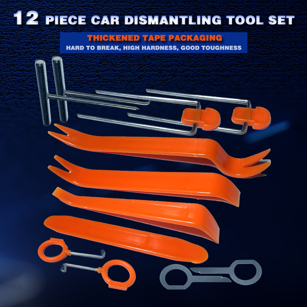 12 PCs Plastic Tools set Fit X3 Pry Panel Car Dashboard Trim Removal Tool