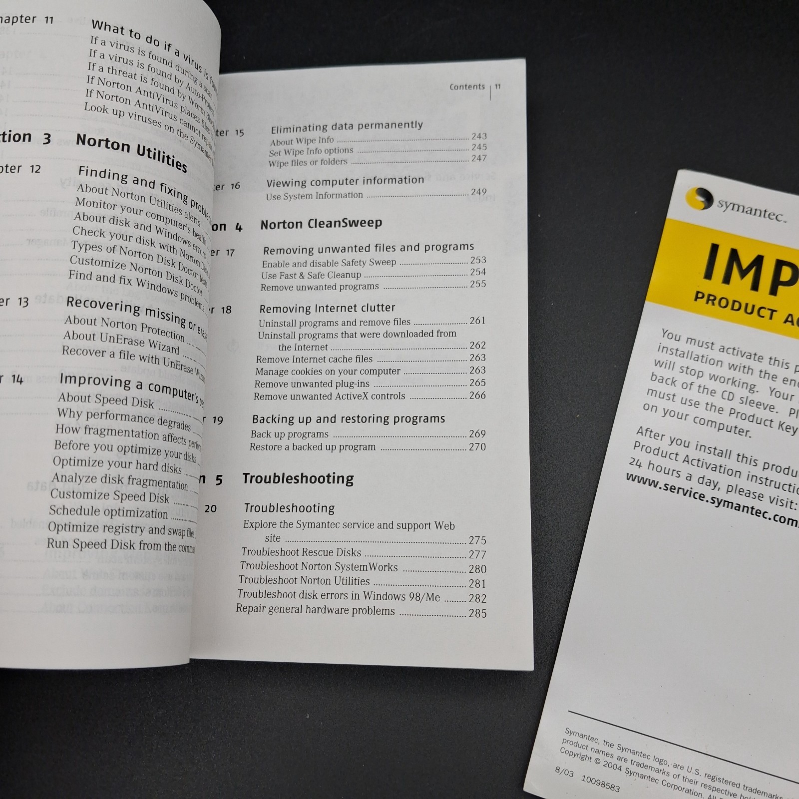 Symantec Norton SystemWorks 2004