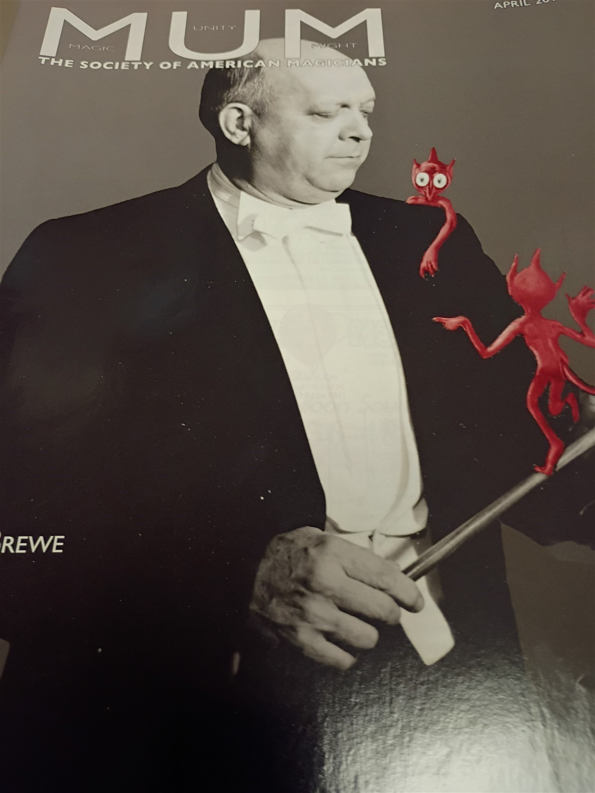 Bill Brewe MUM Society of American Magicians Magazine Issue April 2013 #1