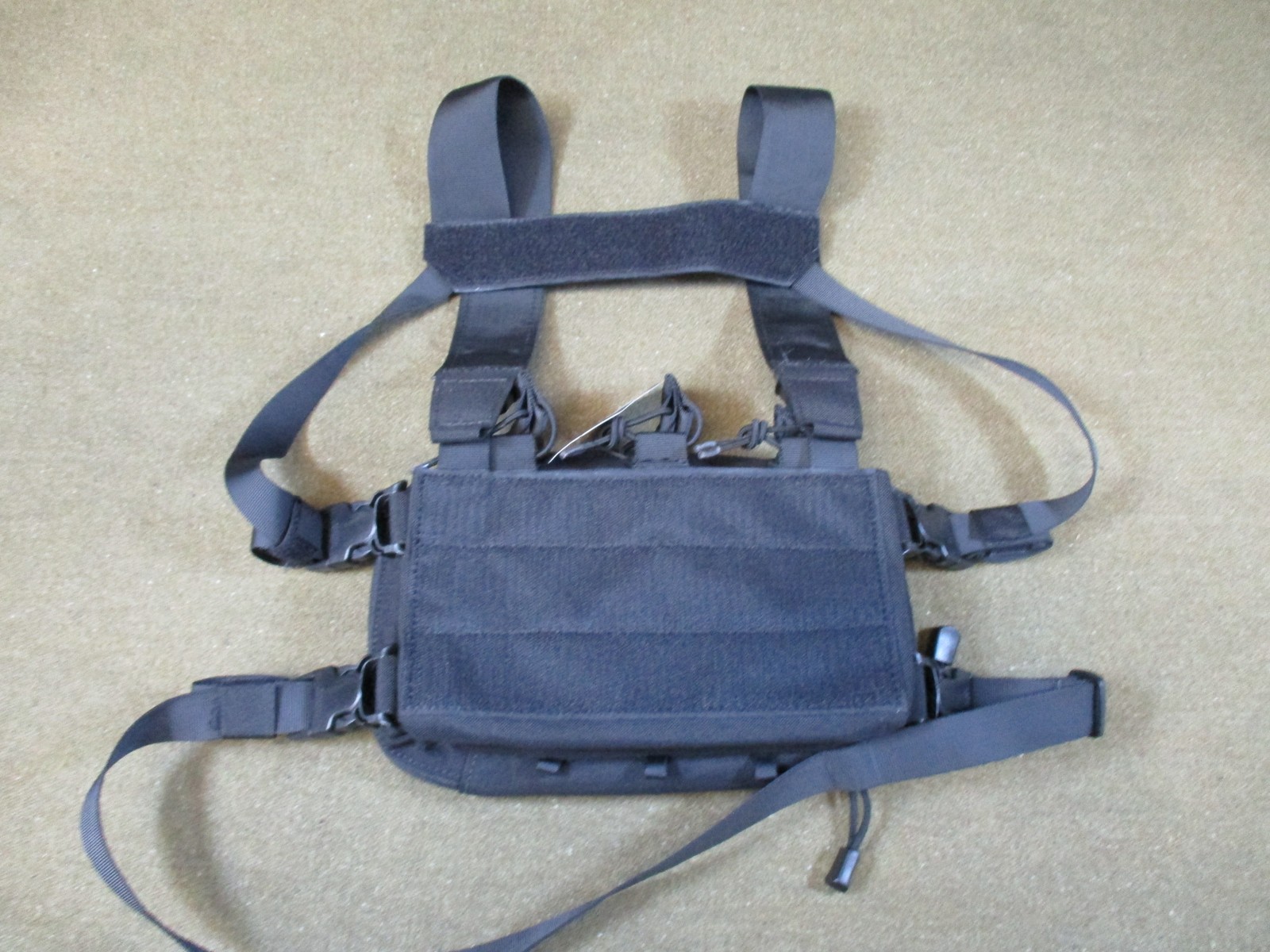 Condor Tactical Chest Rig Modular MOLLE Vest Black VA6-002 New