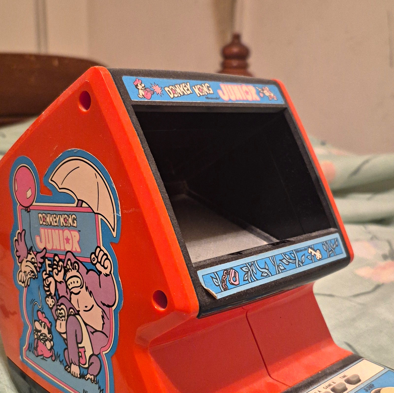 Coleco Donkey Kong Junior Original 1982 Tabletop Mini Arcade Game