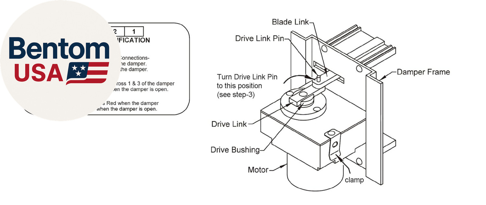 VDM30-180, Power-Open/Power-Close Damper Actuator Replacement for Durozone Part