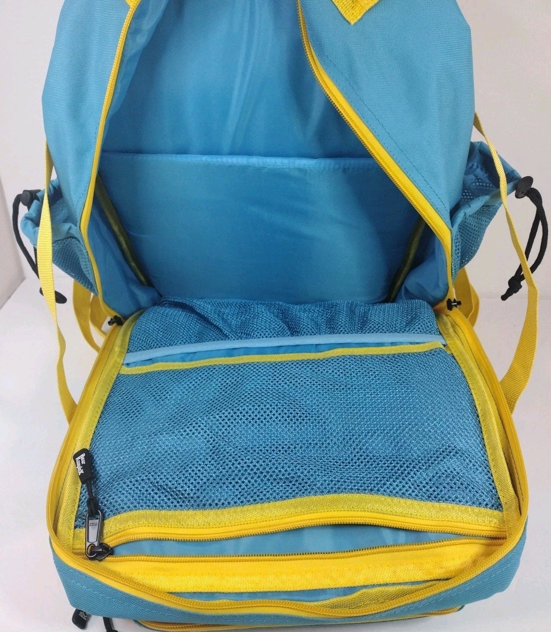 Bear KompleX Military Hiking FlexPack Backpack Blue & Yellow With Patch