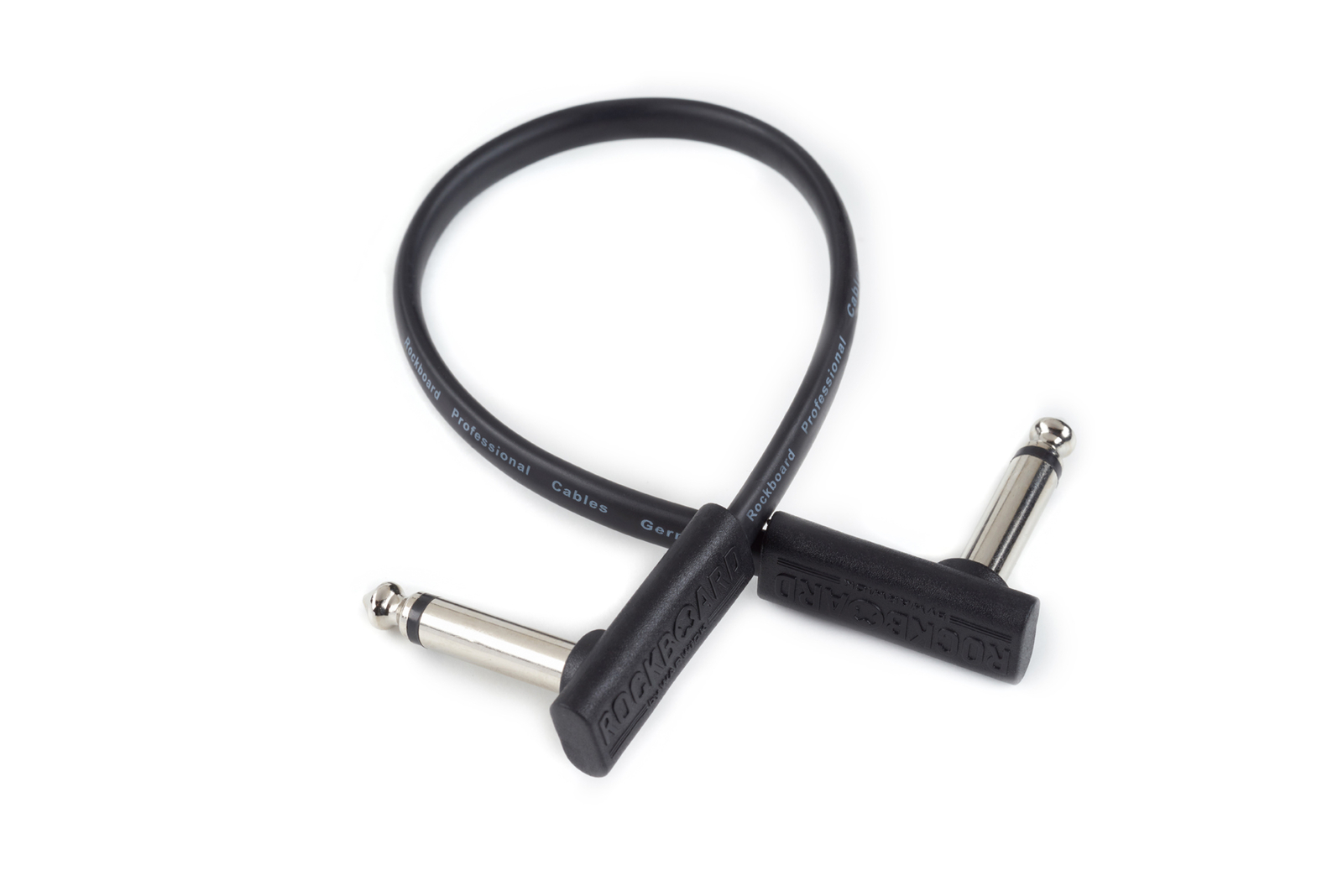 RockBoard Flat Patch Cable 20cm / 7.87" Black