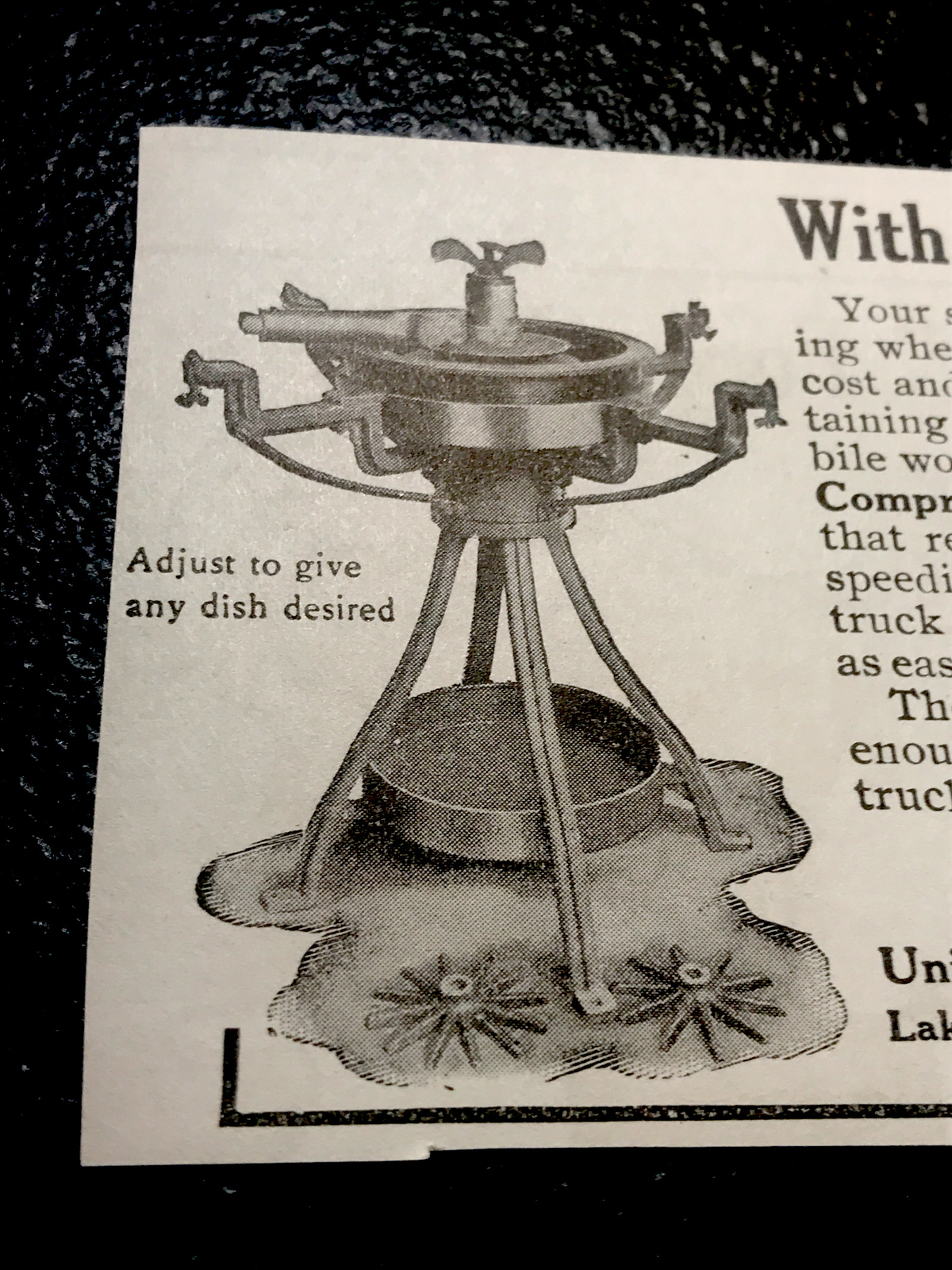 1919 Universal Wheel Compressor Blacksmith Advertising - Cedar Rapids - Iowa