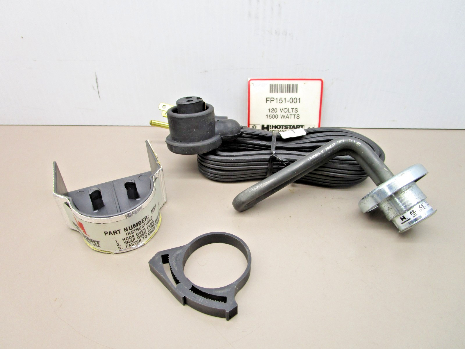 HotStart  FP151-001  Engine Block Heater  120v 1500w  1.73" Freeze Plug Style